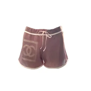 Chanel Purple Semi Sheer Shorts