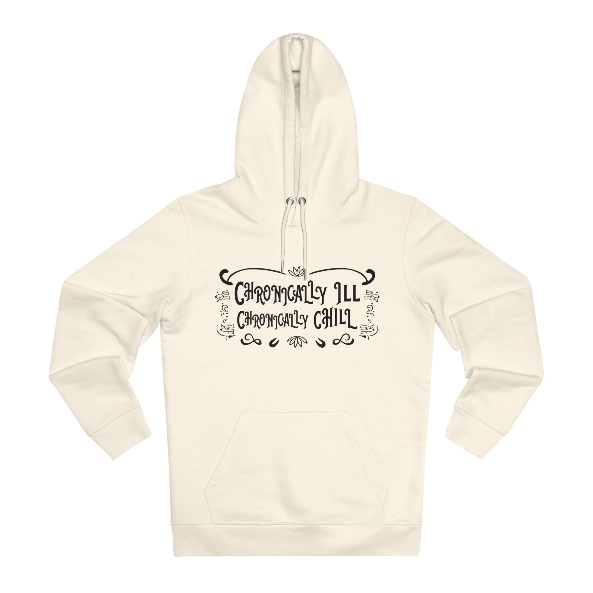 Chronically Ill, Chronically Chill in Pastel Aesthetic | Unisex Heavy Blend Organic Hoodie Sweatshirt