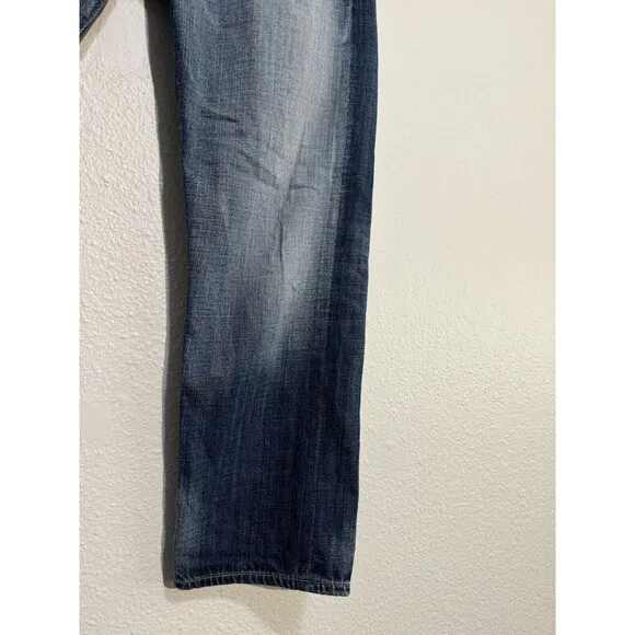 Citizens of Humanity Selvedge Button Fly Cropped Relaxed Jeans Size 34 1226-062