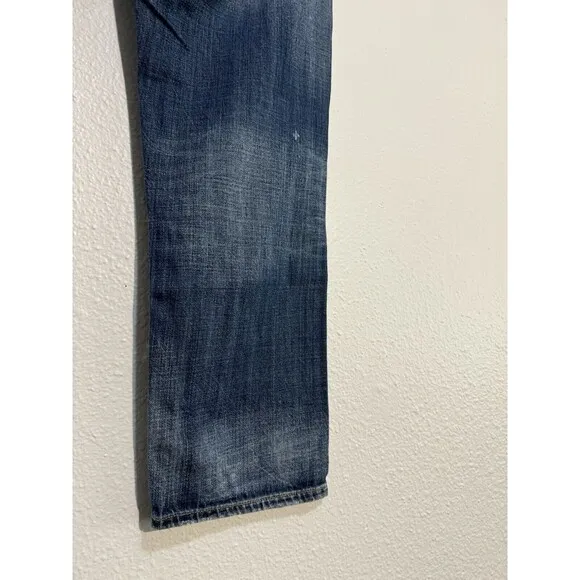 Citizens of Humanity Selvedge Button Fly Cropped Relaxed Jeans Size 34 1226-062