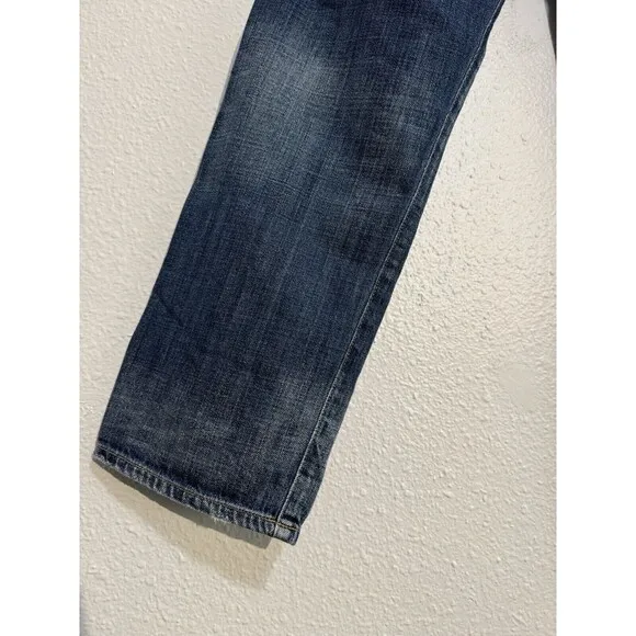 Citizens of Humanity Selvedge Button Fly Cropped Relaxed Jeans Size 34 1226-062