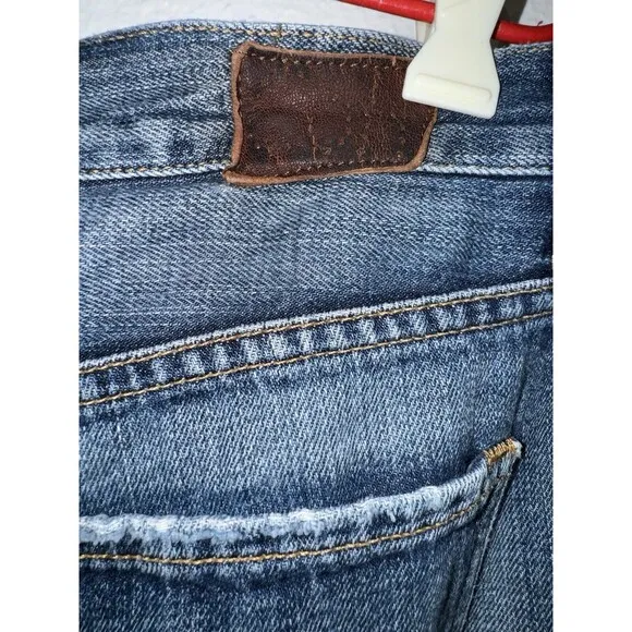 Citizens of Humanity Selvedge Button Fly Cropped Relaxed Jeans Size 34 1226-062