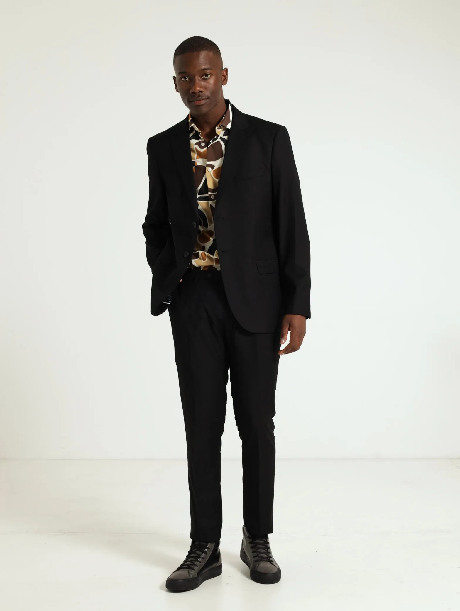 Classic Suit Trousers - Black