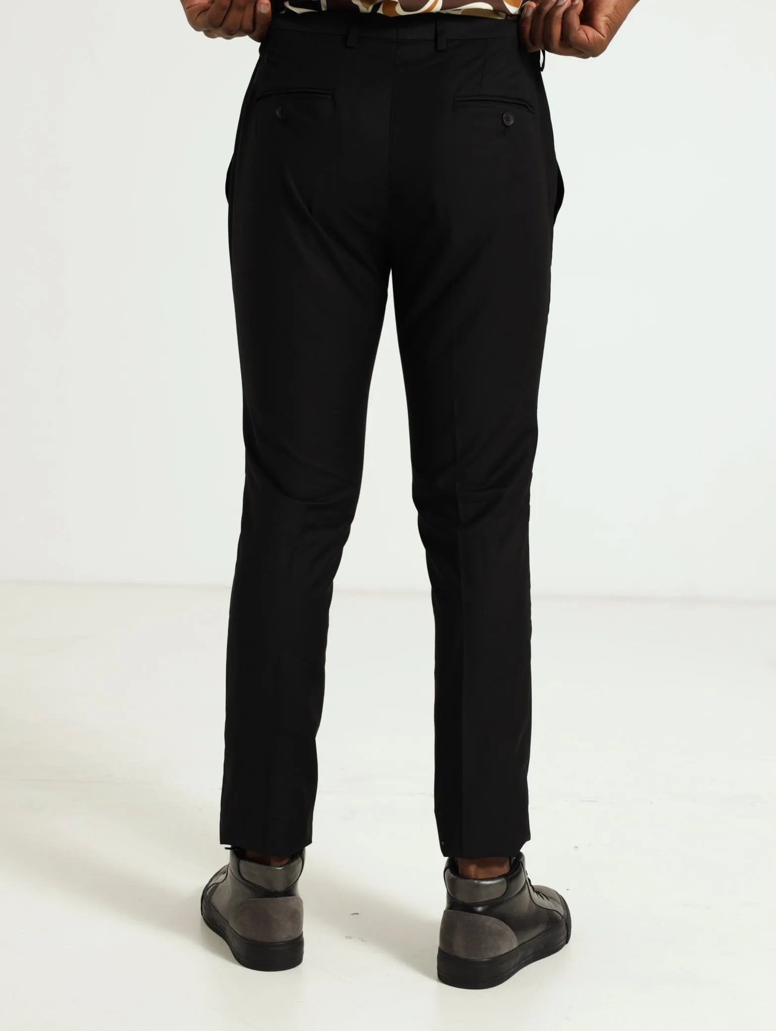 Classic Suit Trousers - Black