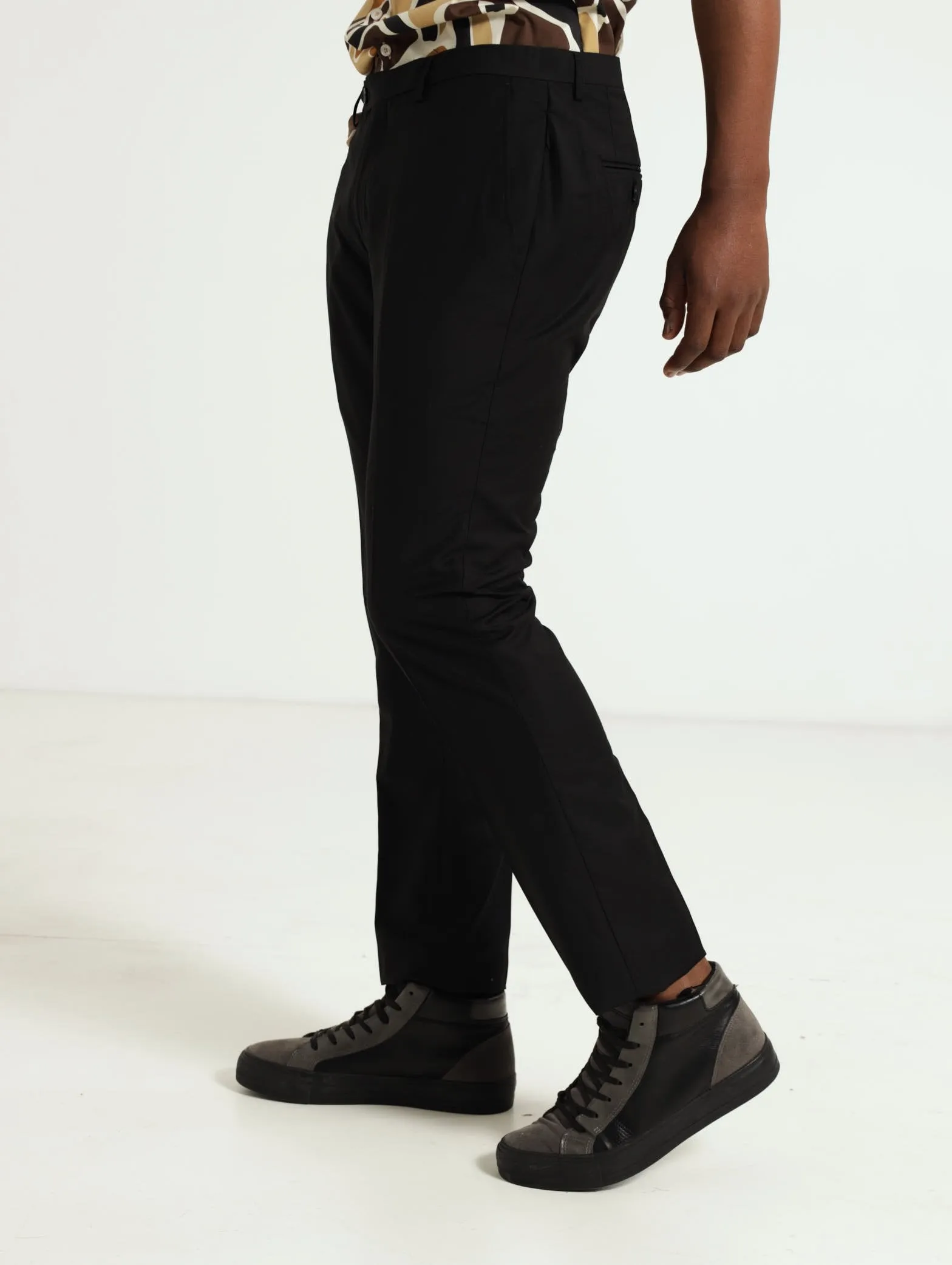 Classic Suit Trousers - Black