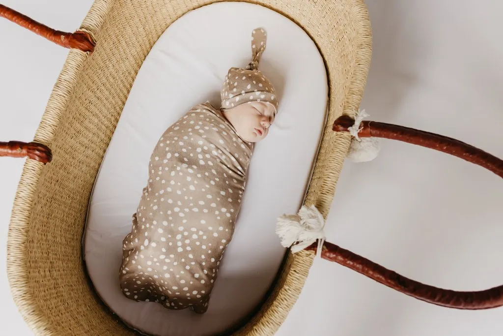 Copper Pearl - Top Knot Hat - Fawn