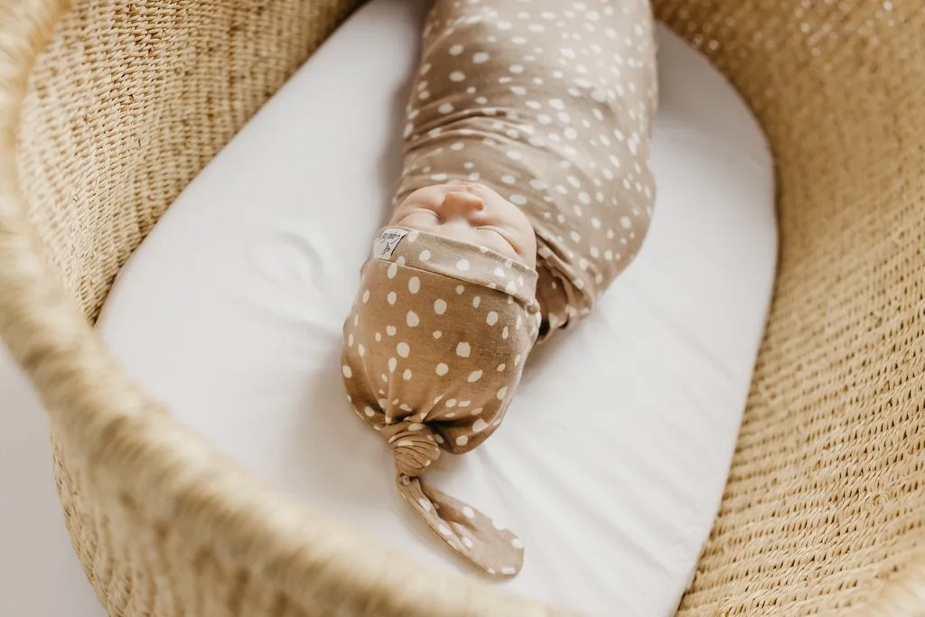 Copper Pearl - Top Knot Hat - Fawn