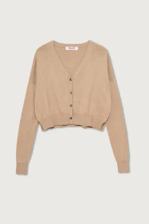 Crop Cardi Biscuit