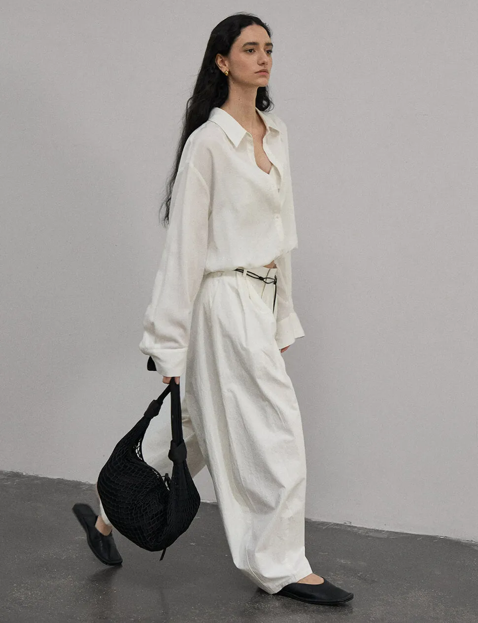 Crop Layered Bubble Shirt -PREORDER