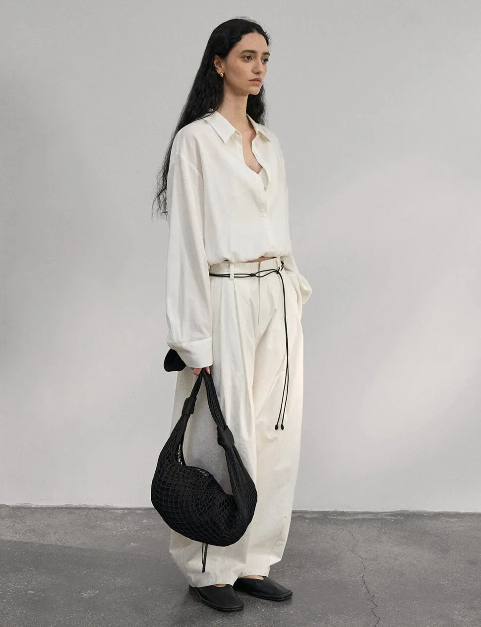 Crop Layered Bubble Shirt -PREORDER