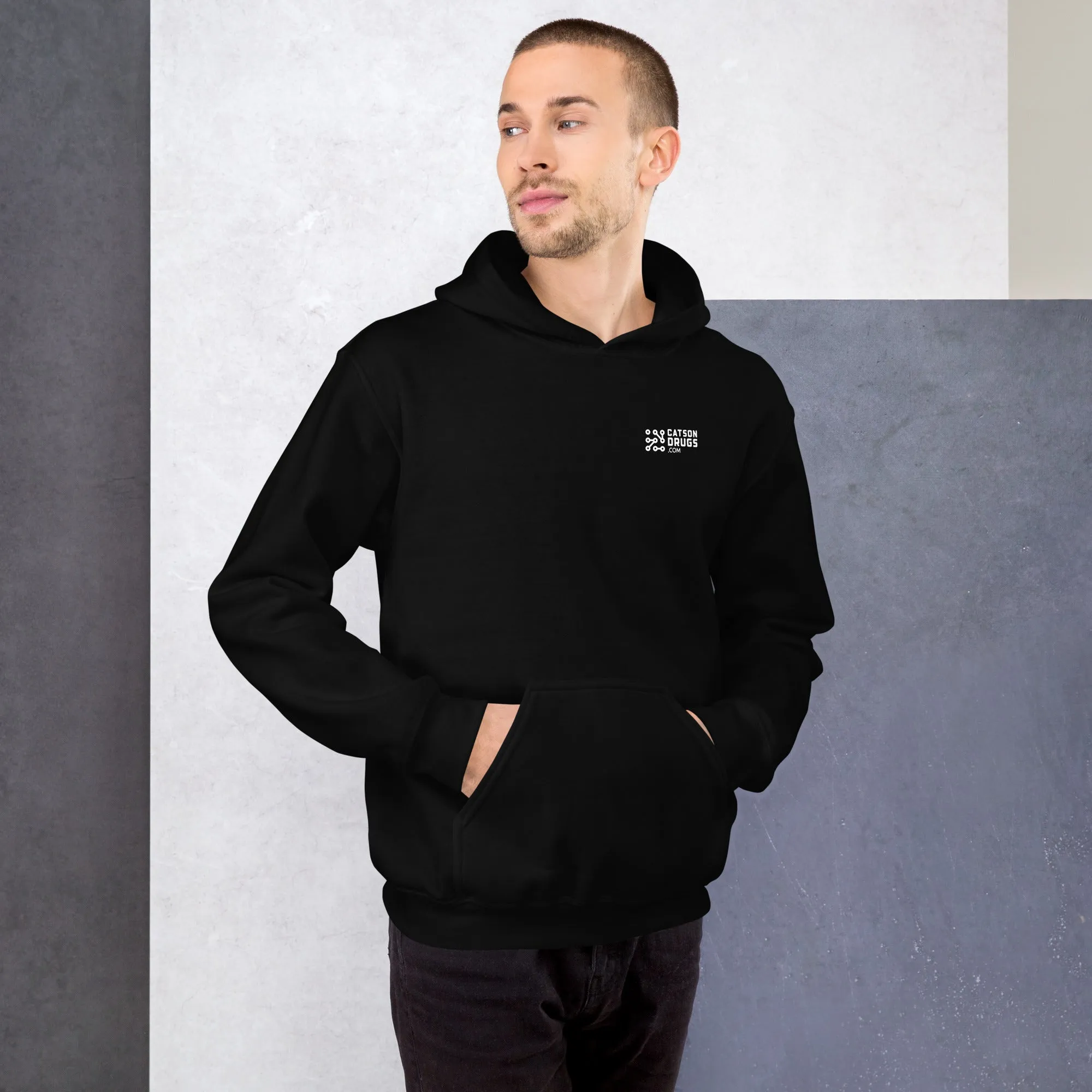 Cyberpunk Hoodie | Only Rave at Night | Psychedelic Cat