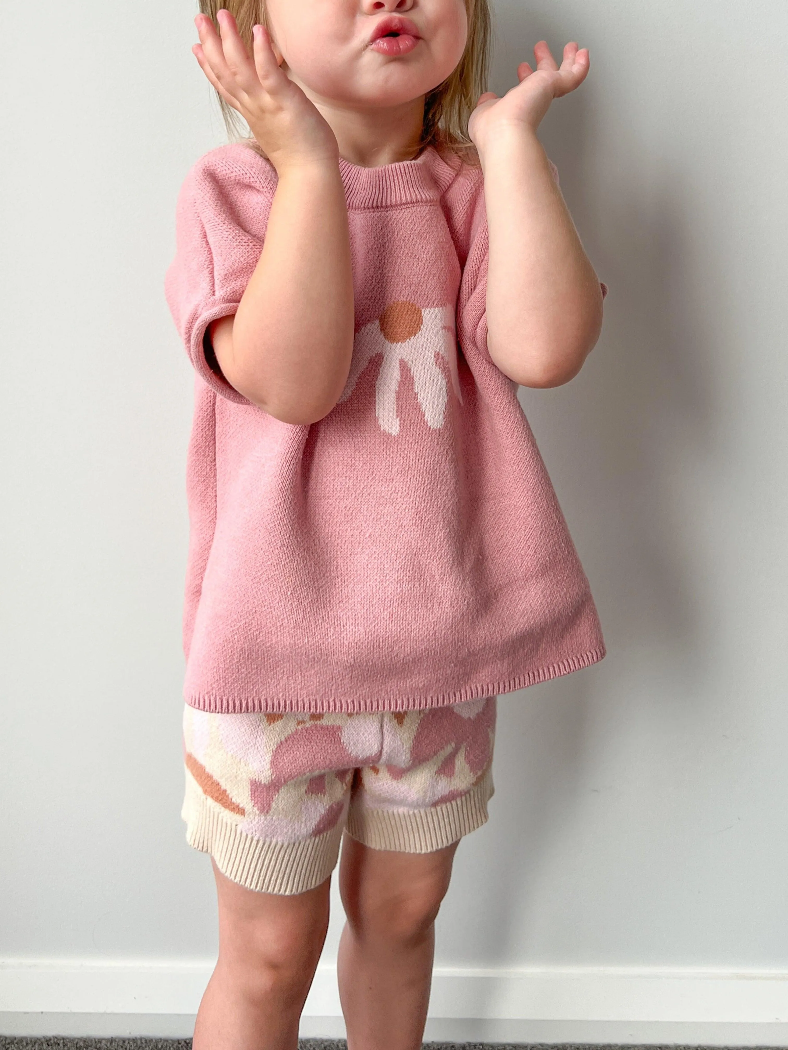 Daisy Pops Knit Top