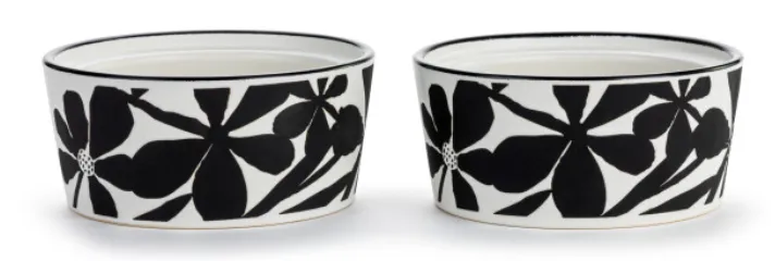 demdaco-bold floral ramekins-set of 2