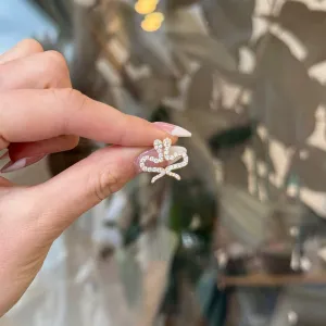 Diamond Snake Studs