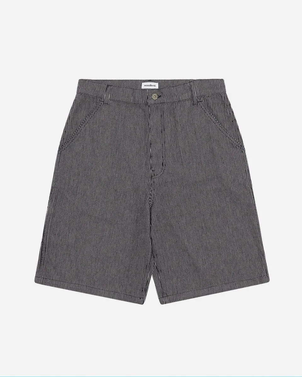 Dizzon Pin Shorts - Navy/White