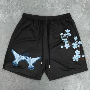 Dove Peace Vintage Sports Shorts