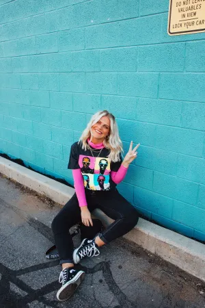 Elton John Pop Color Boyfriend Tee