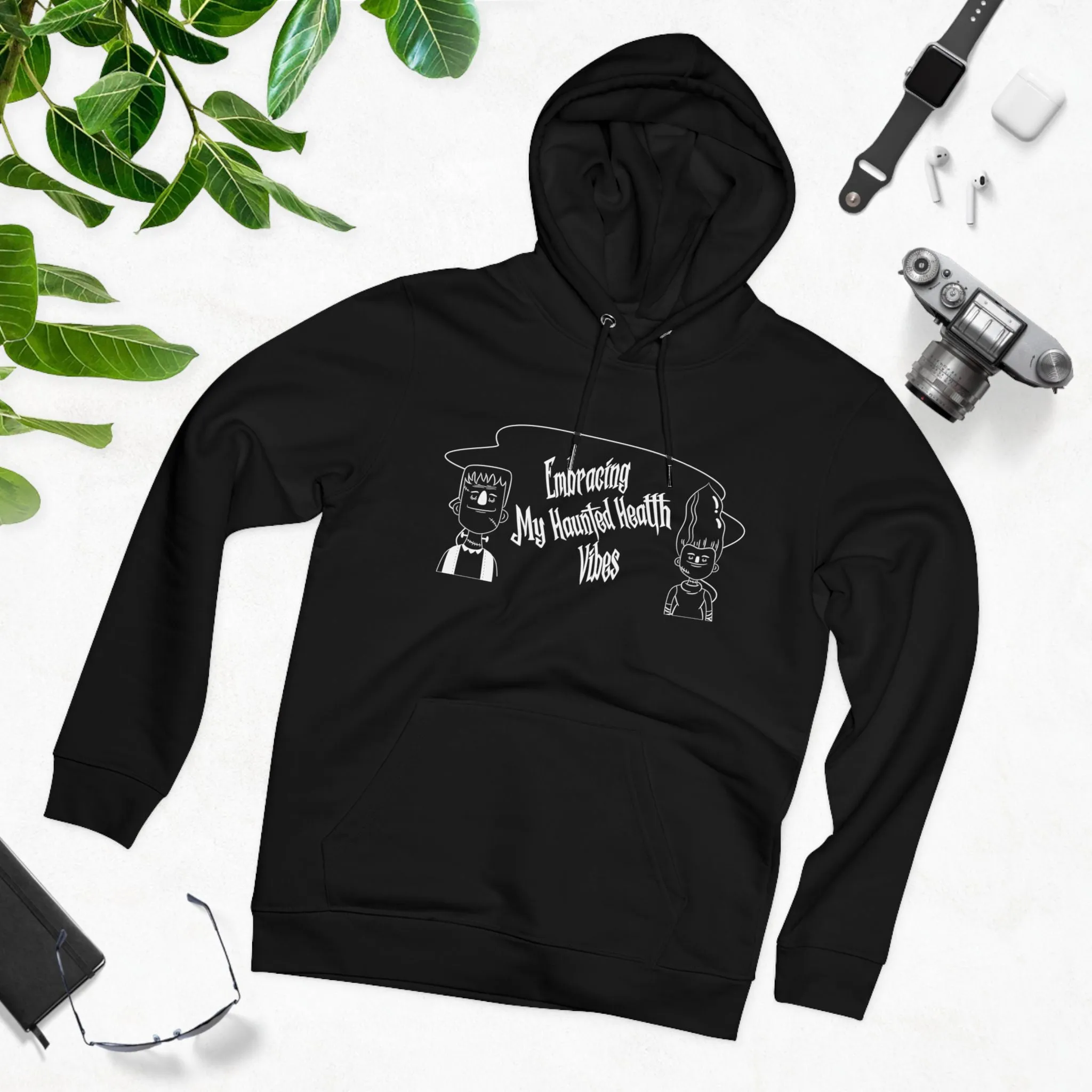 Embracing My Haunted Health Vibes | Unisex Heavy Blend Organic Hoodie Sweatshirt