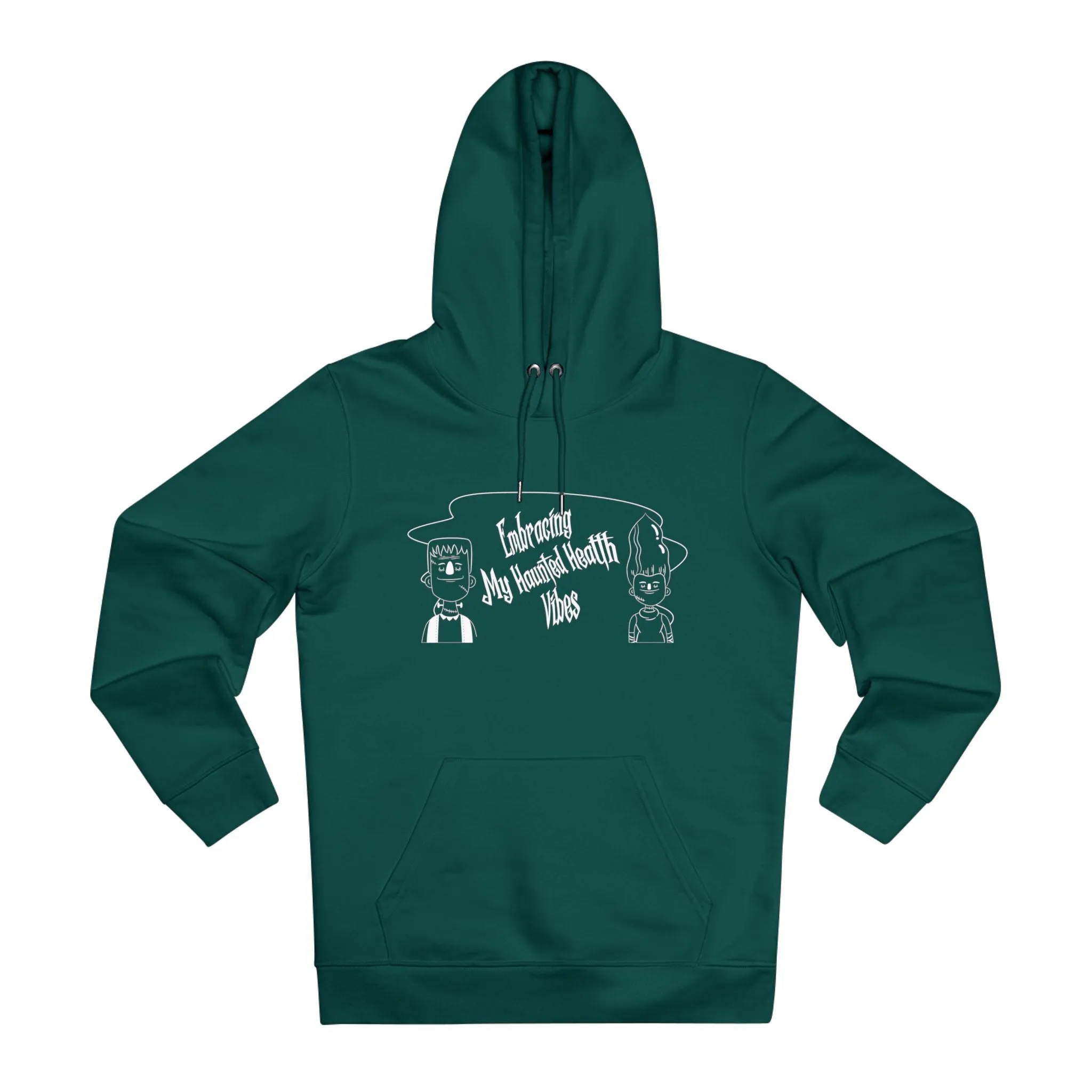 Embracing My Haunted Health Vibes | Unisex Heavy Blend Organic Hoodie Sweatshirt