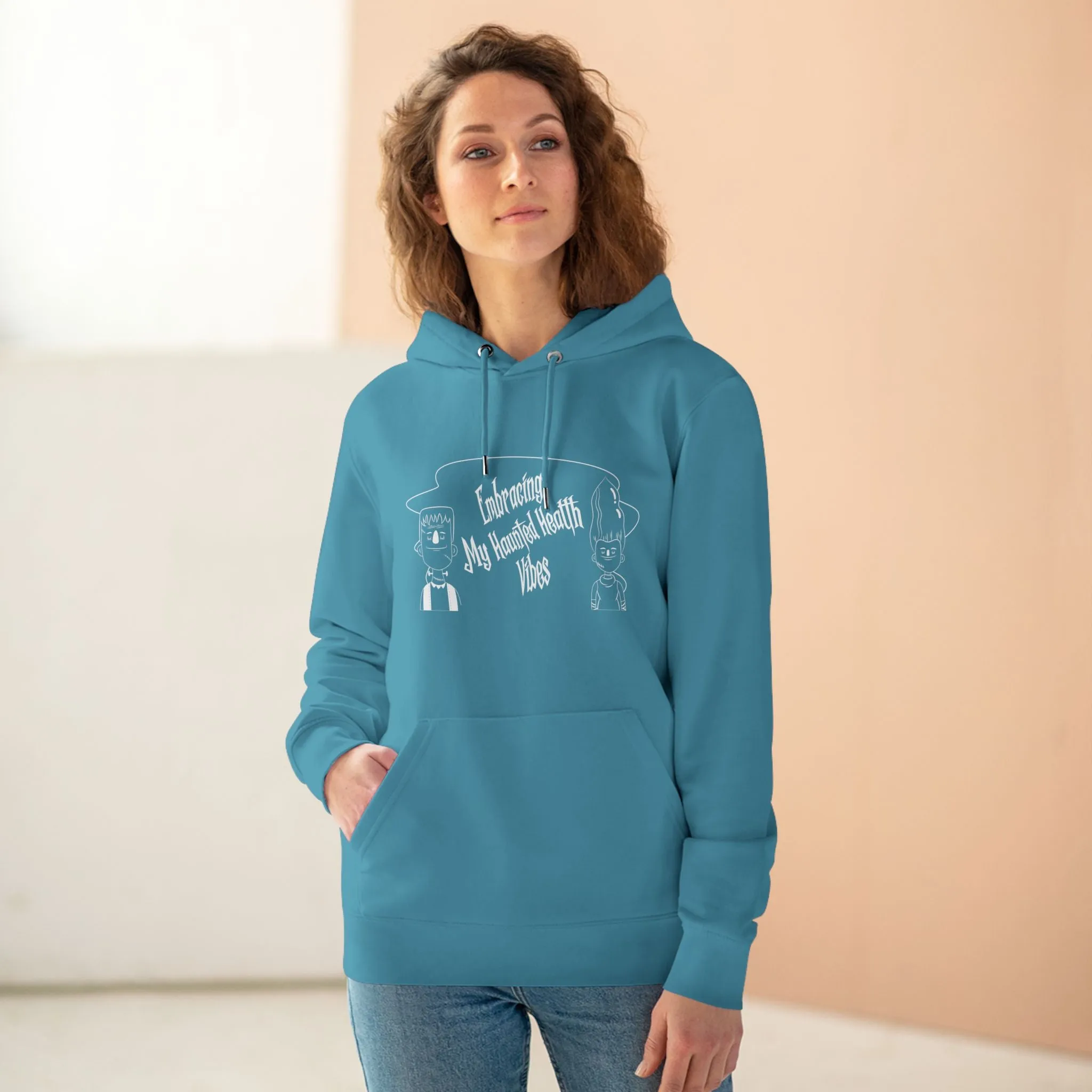 Embracing My Haunted Health Vibes | Unisex Heavy Blend Organic Hoodie Sweatshirt
