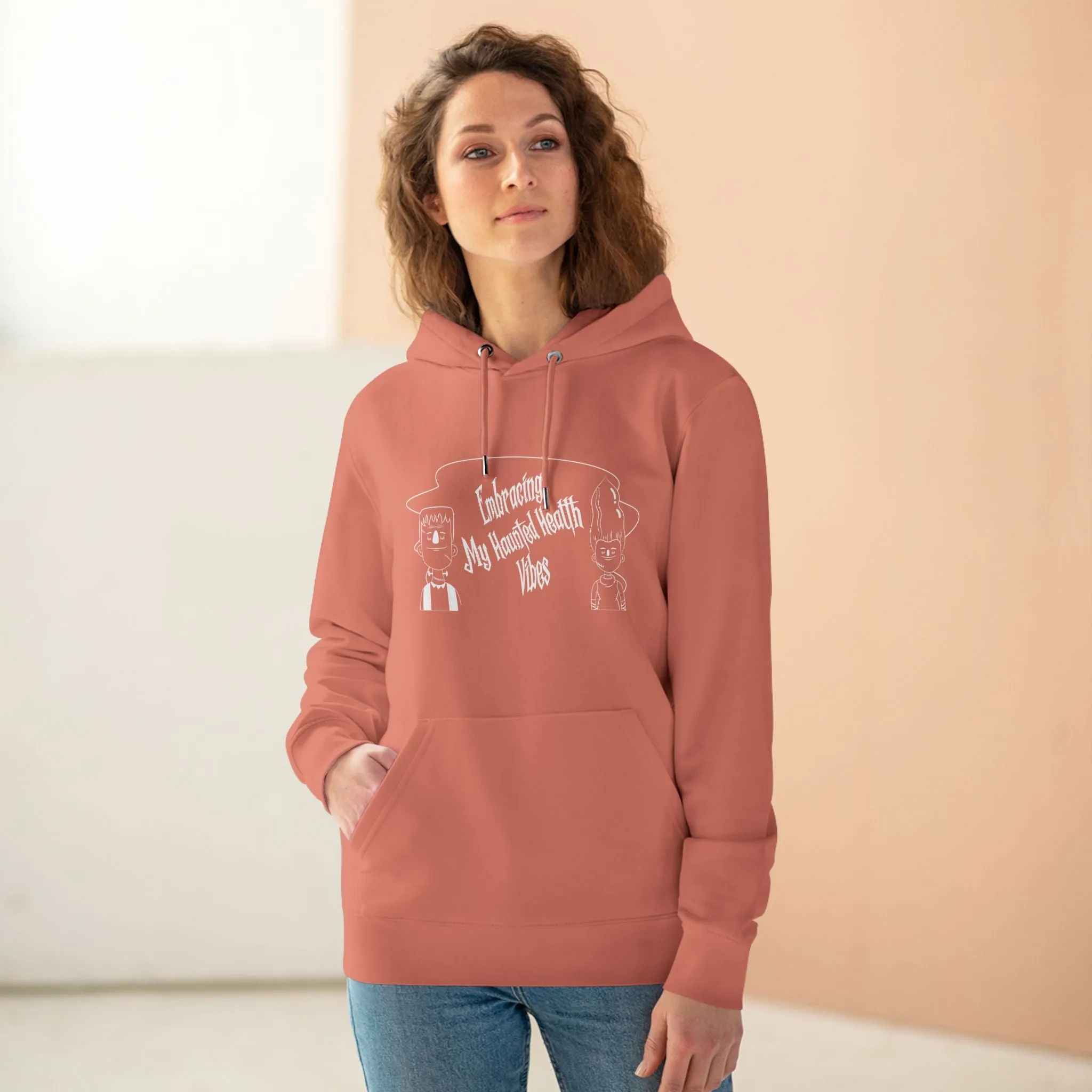 Embracing My Haunted Health Vibes | Unisex Heavy Blend Organic Hoodie Sweatshirt