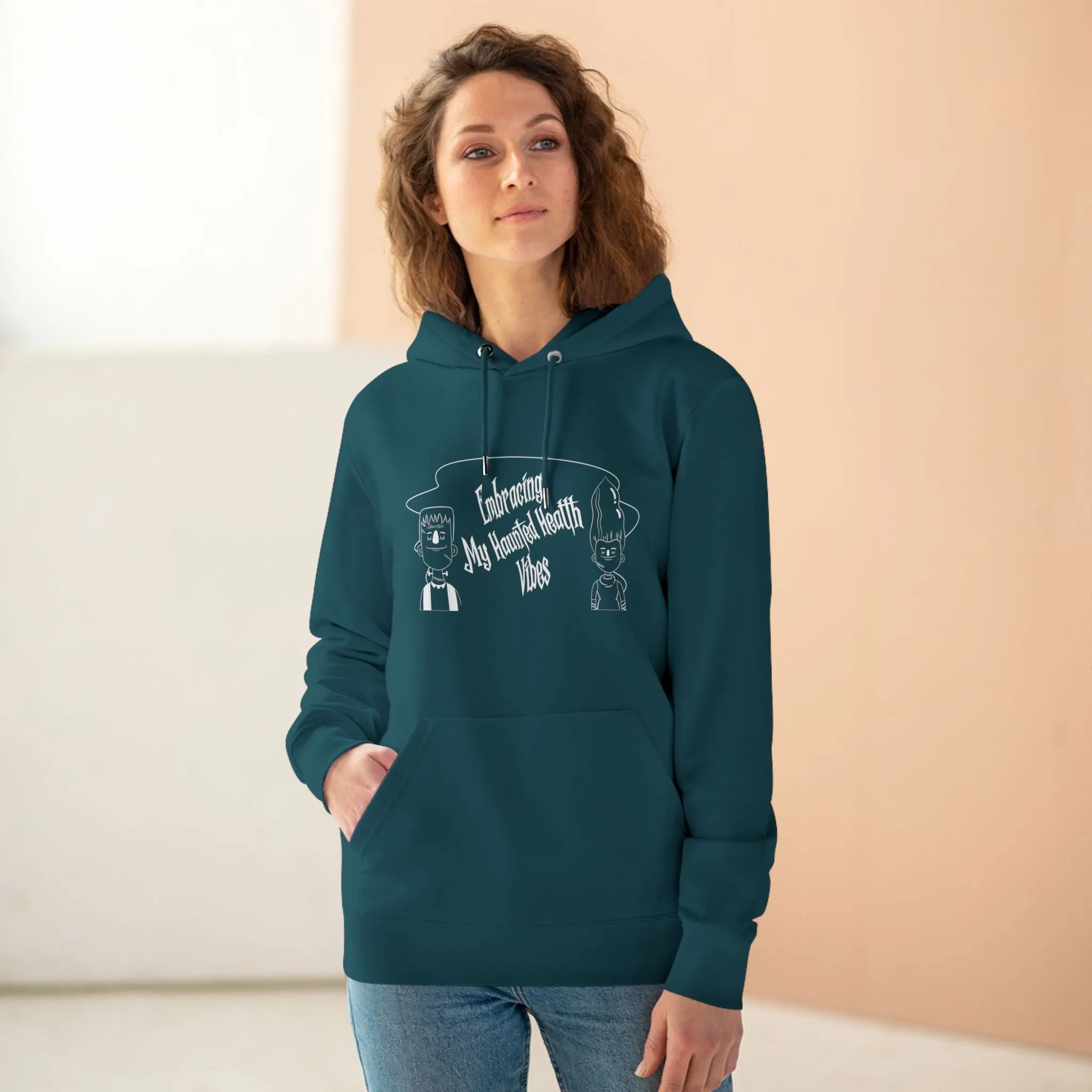 Embracing My Haunted Health Vibes | Unisex Heavy Blend Organic Hoodie Sweatshirt