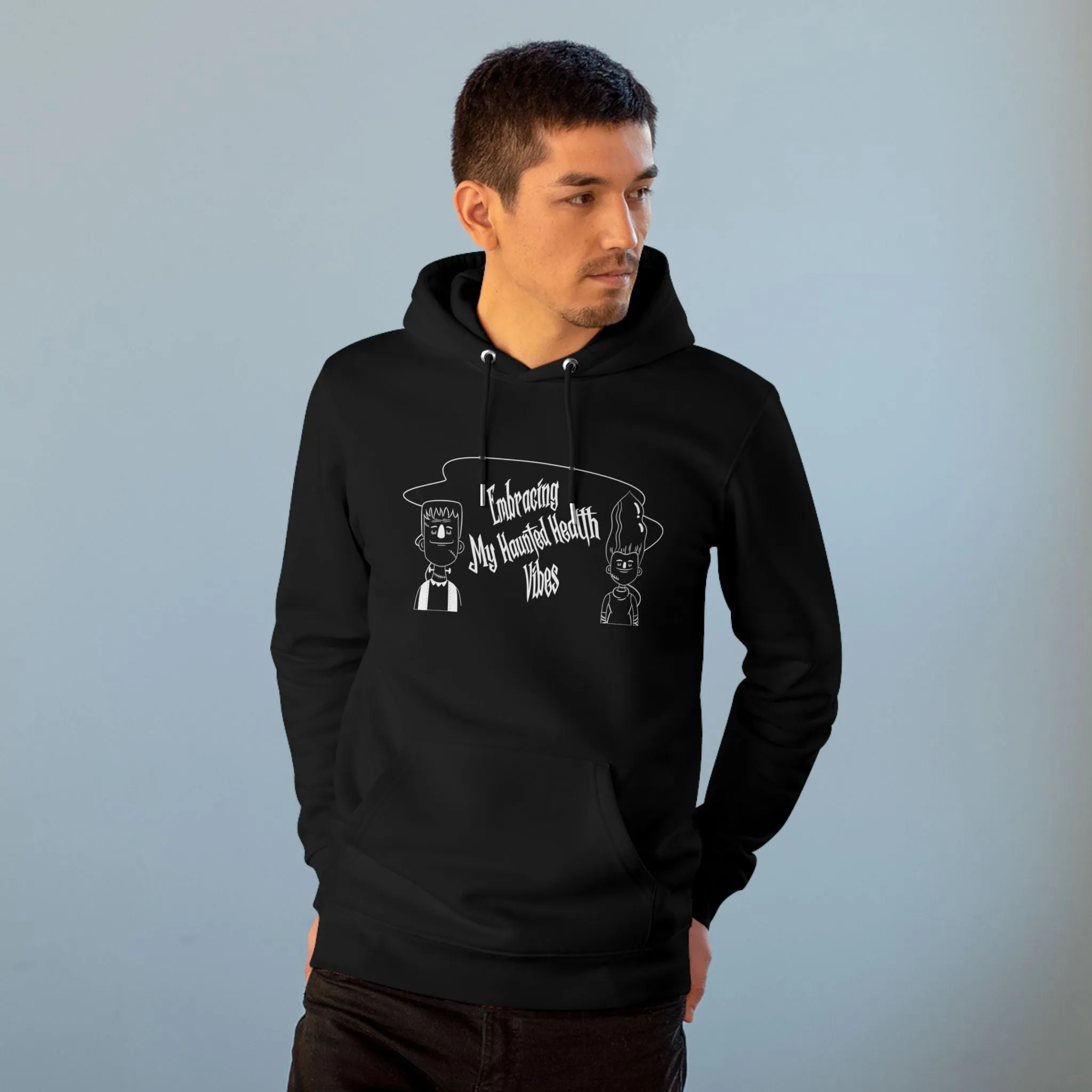 Embracing My Haunted Health Vibes | Unisex Heavy Blend Organic Hoodie Sweatshirt