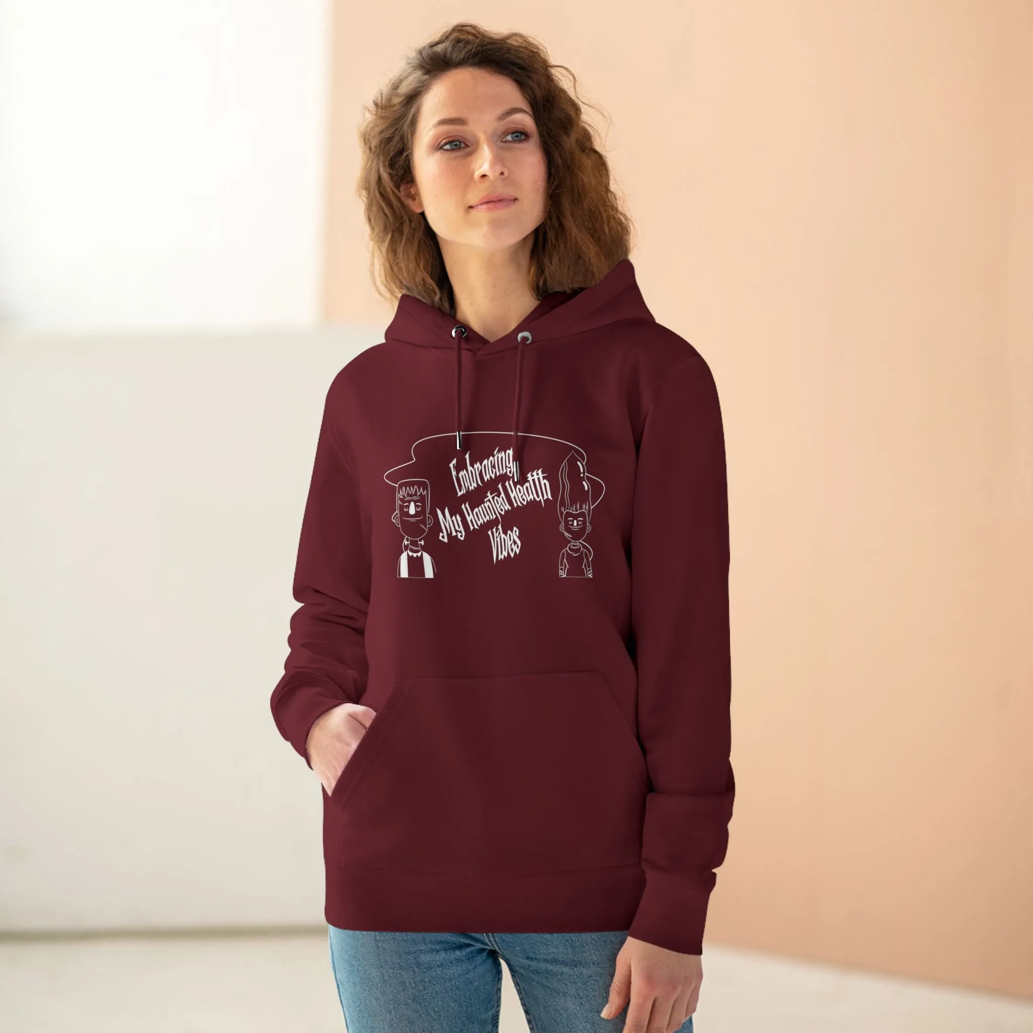 Embracing My Haunted Health Vibes | Unisex Heavy Blend Organic Hoodie Sweatshirt