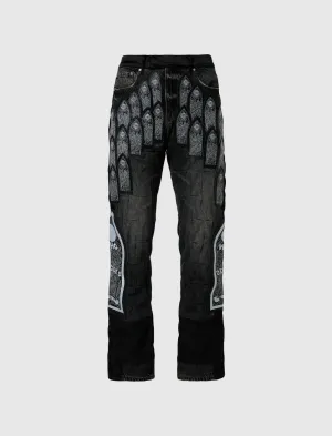 EMBROIDERED PANT
