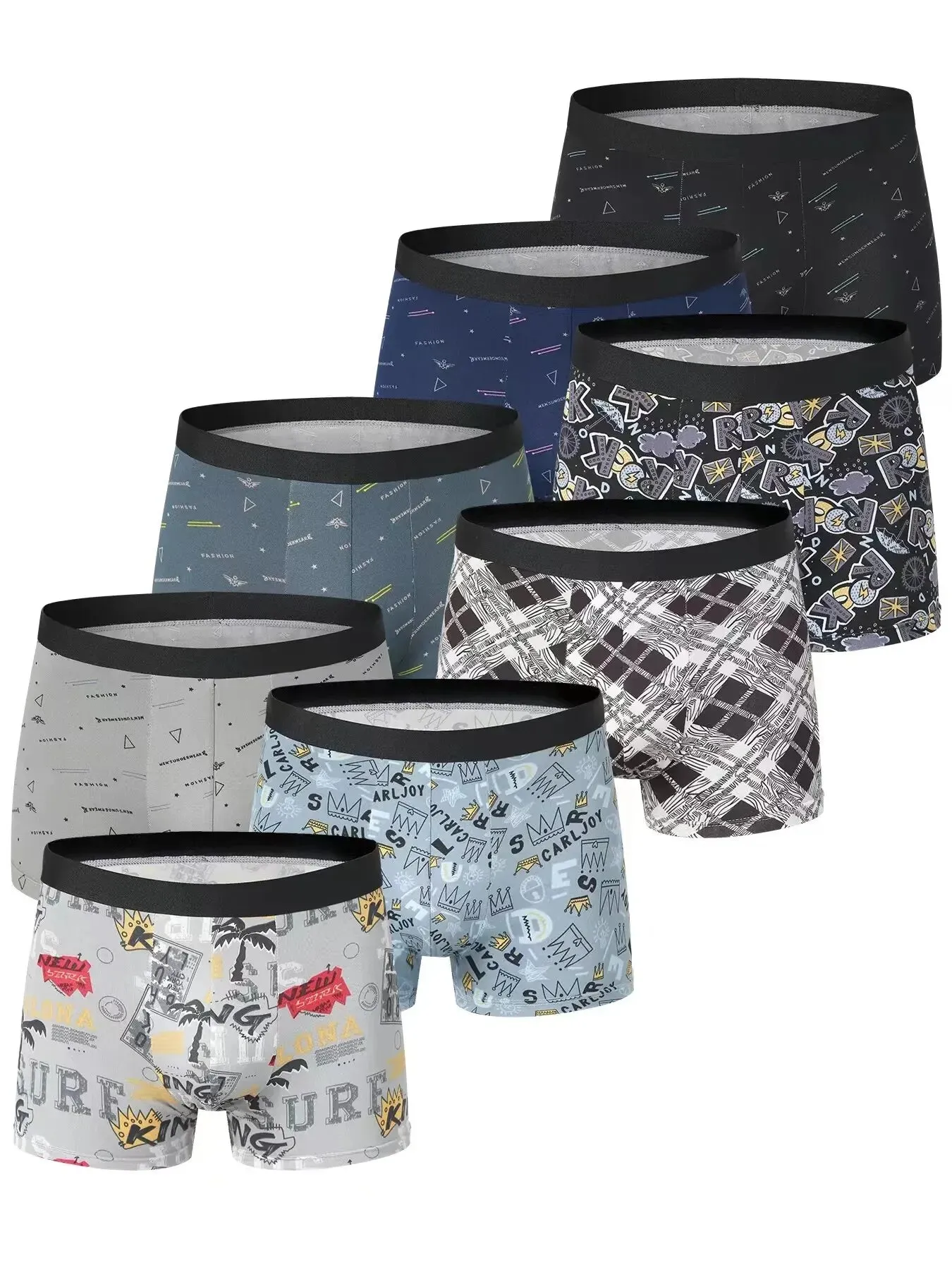 EuroFlex 4-Pack Men’s Printed Boxer Shorts