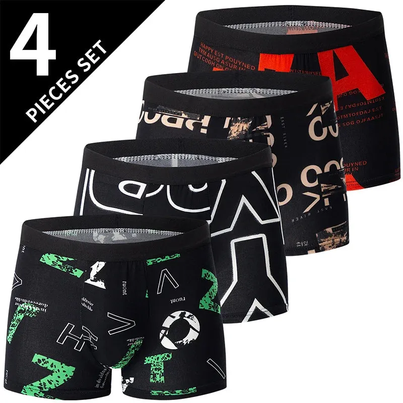 EuroFlex 4-Pack Men’s Printed Boxer Shorts