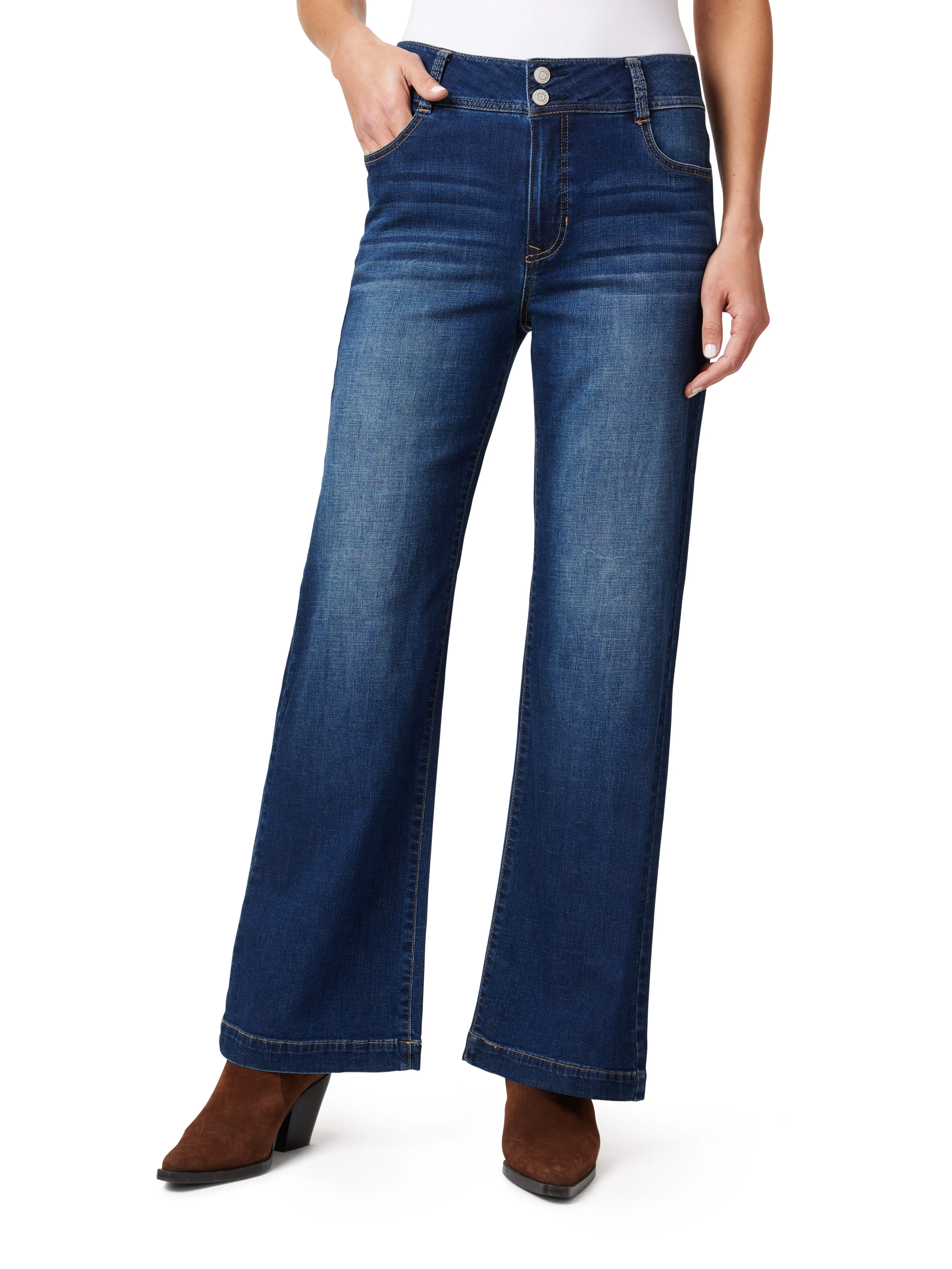 Everbreeze Curvy High-Rise Relaxed Flare Jeans (Regular)