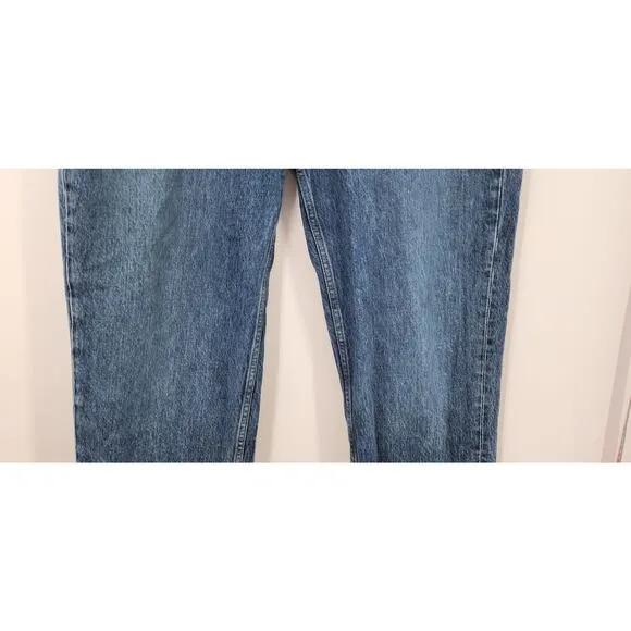 Everlane‎ Jeans E11 Blue Everybody Jean Relaxed Organic Cotton Short Button Fly