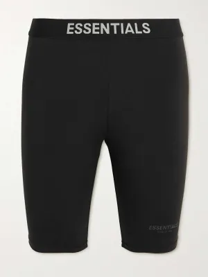 FEAR OF GOD ESSENTIALS Biker Shorts Black