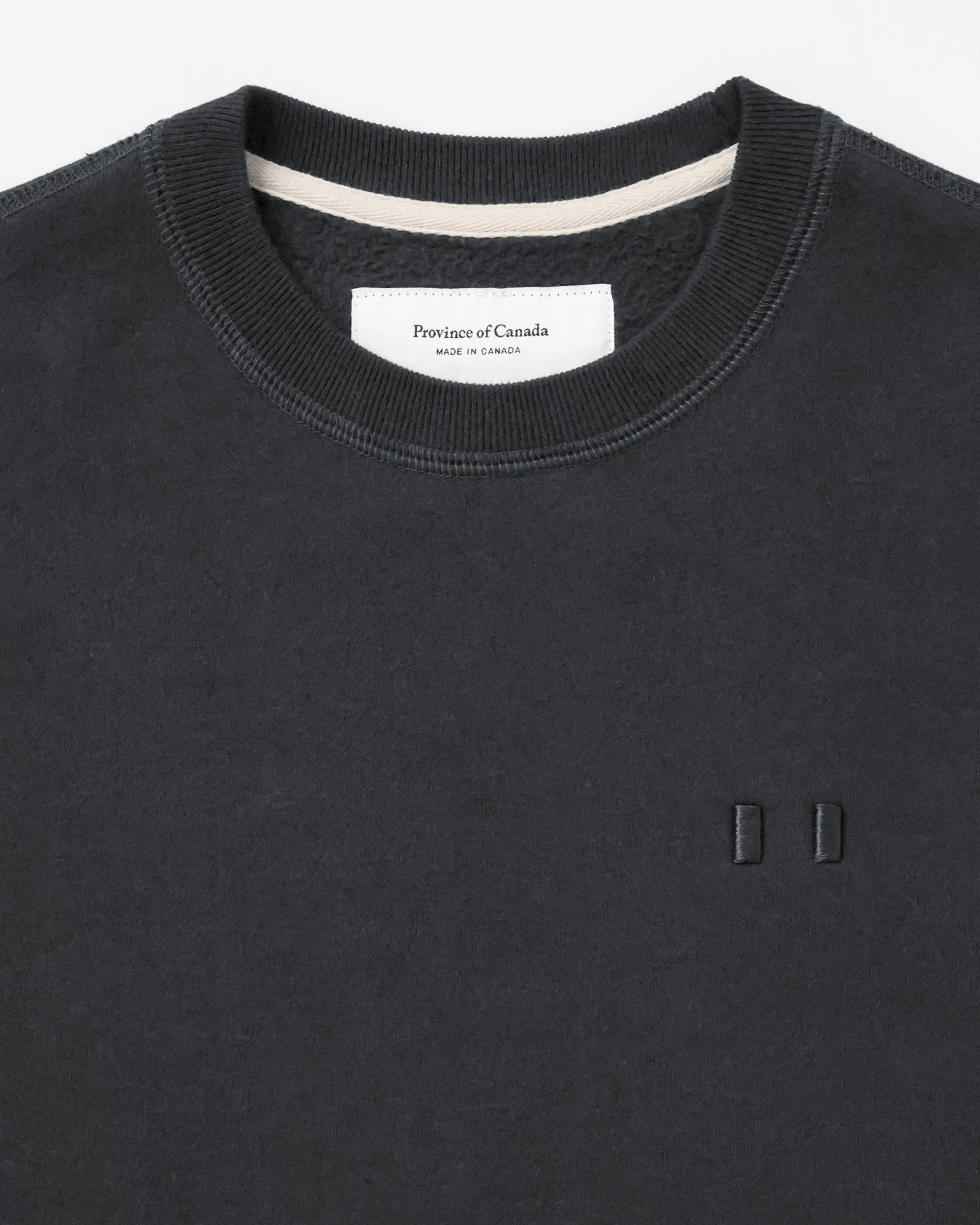 Flag Fleece Sweatshirt Coal - Unisex