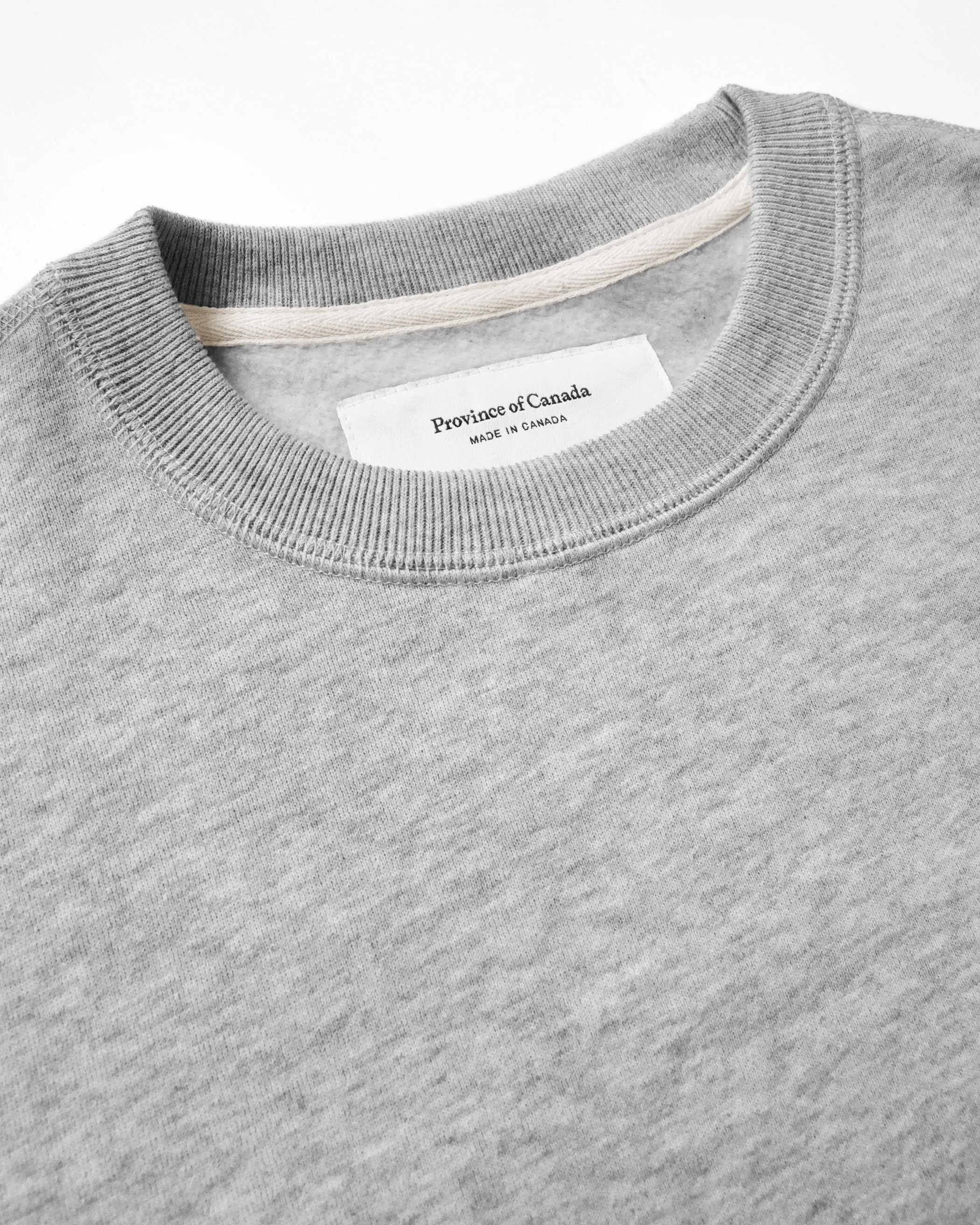 Flag Fleece Sweatshirt Heather Grey - Unisex