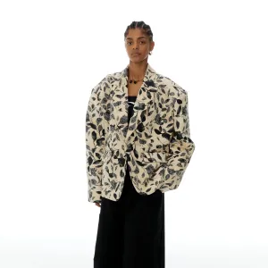 Floral Oversized Blazer