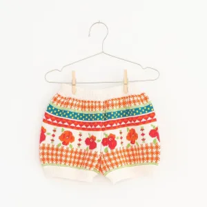 Flowers Knit Shorts by Fish & Kids