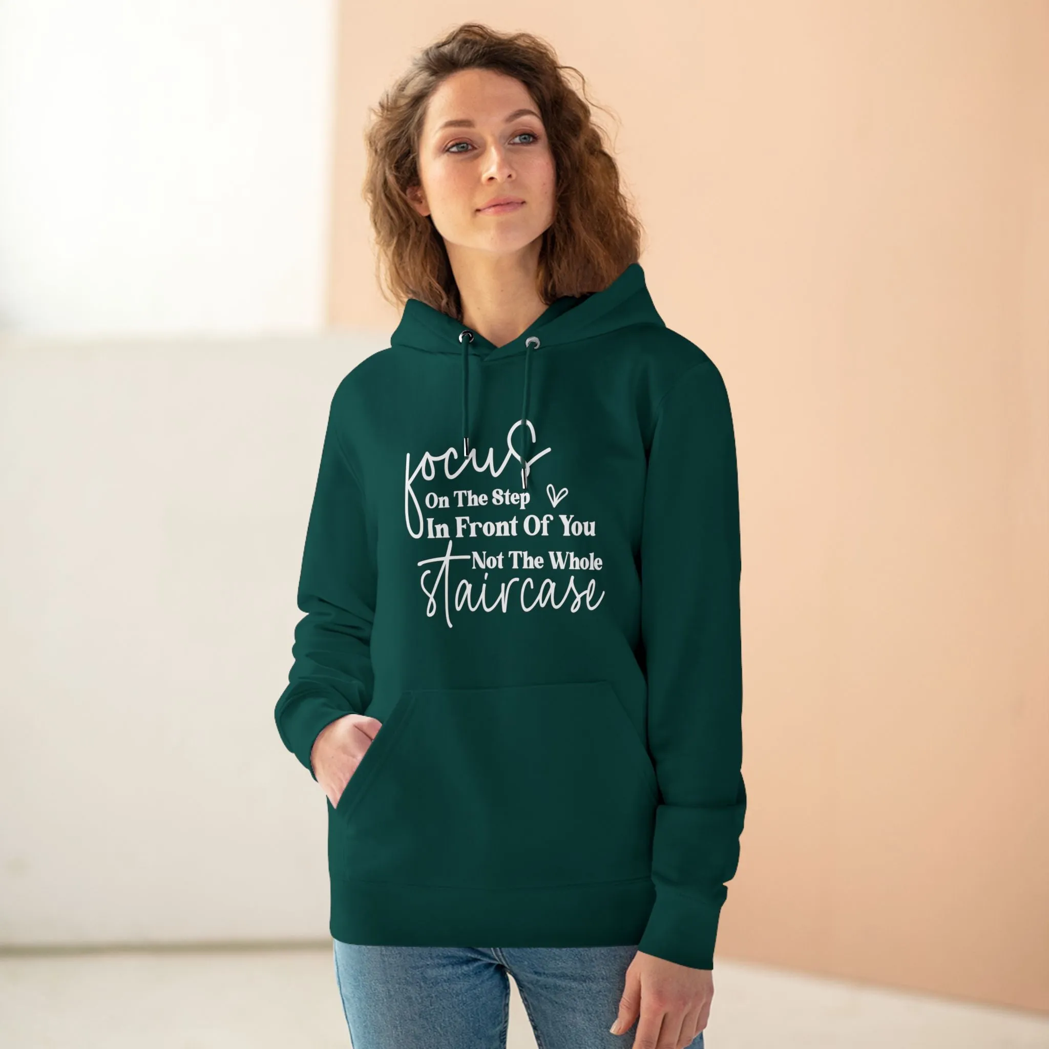 Focus On the Step in Front of You | Unisex Heavy Blend Organic Hoodie Sweatshirt