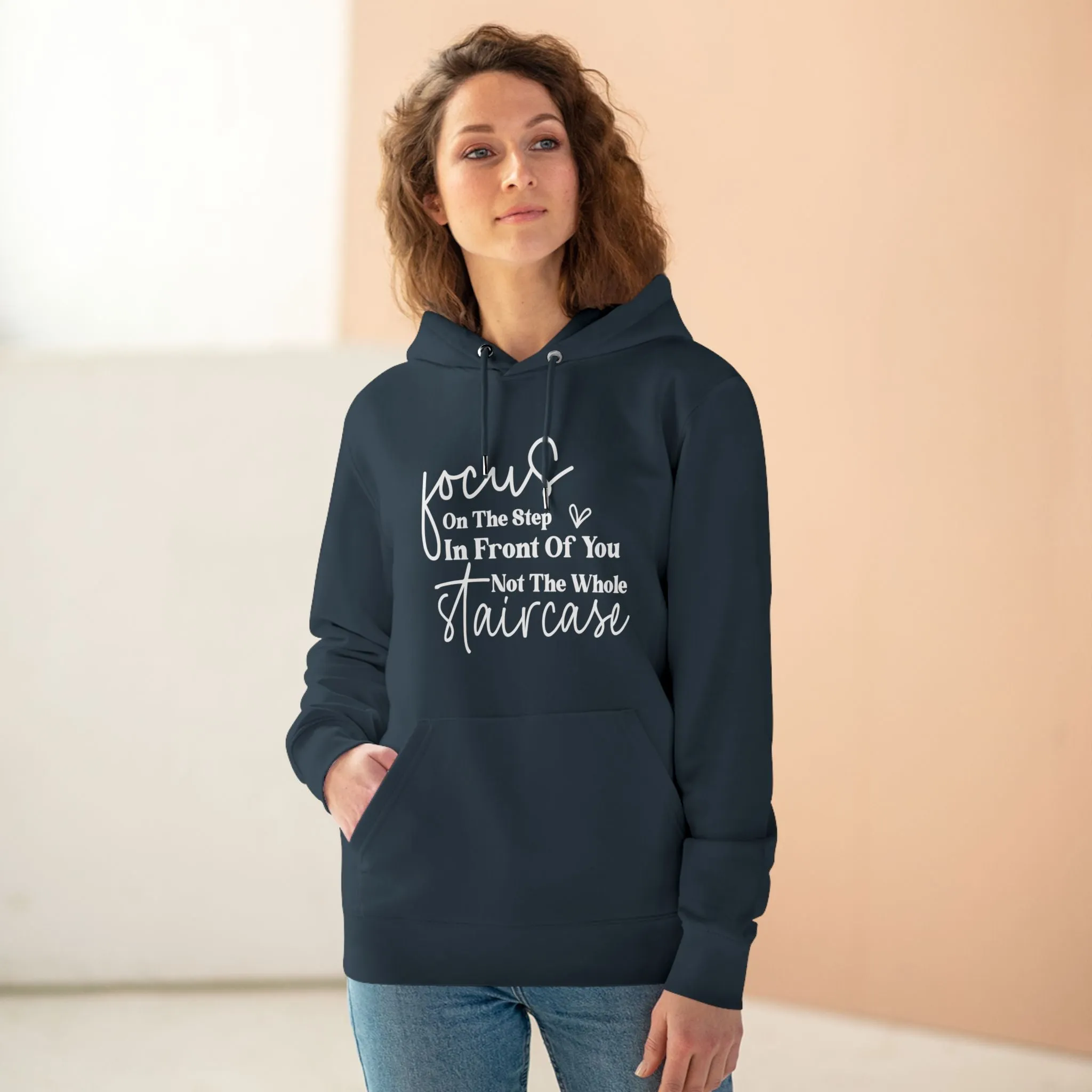 Focus On the Step in Front of You | Unisex Heavy Blend Organic Hoodie Sweatshirt