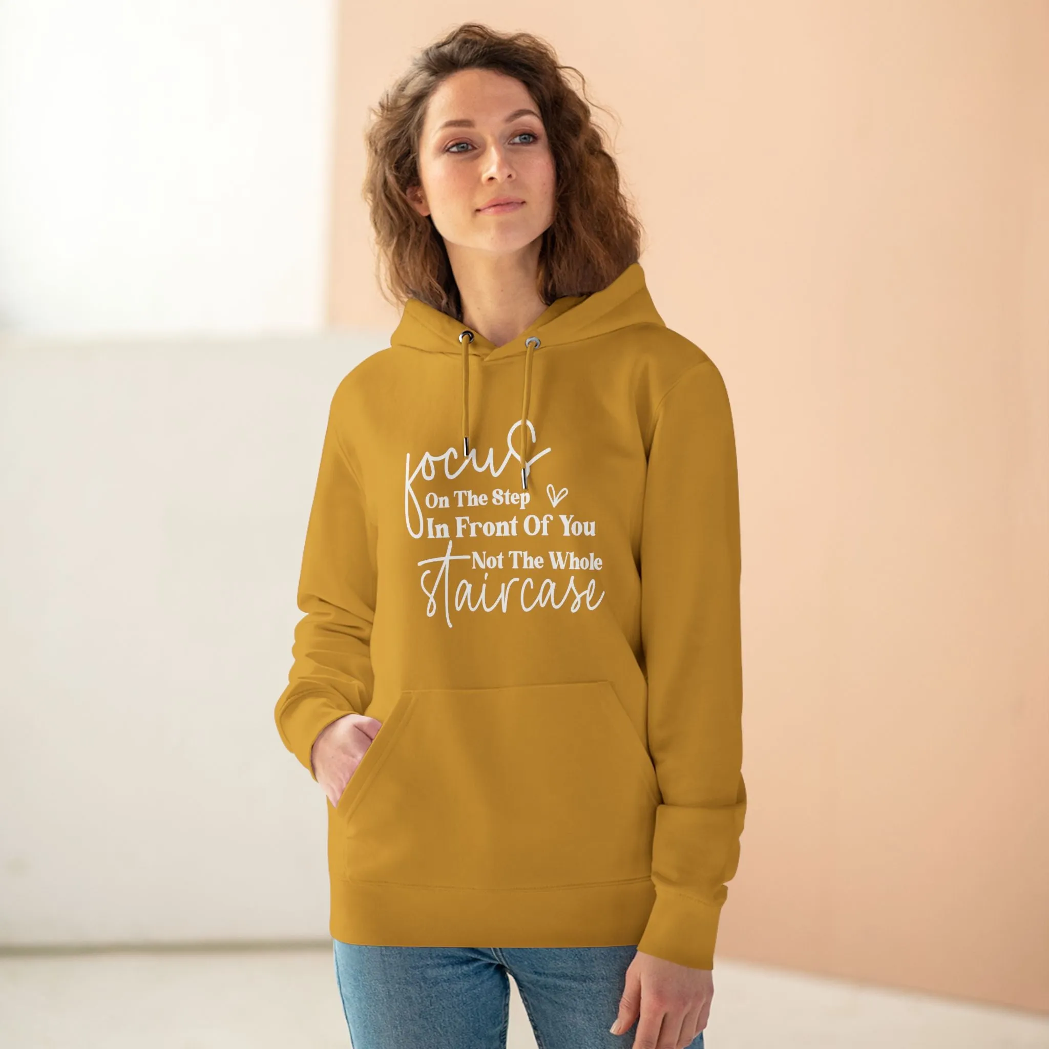 Focus On the Step in Front of You | Unisex Heavy Blend Organic Hoodie Sweatshirt