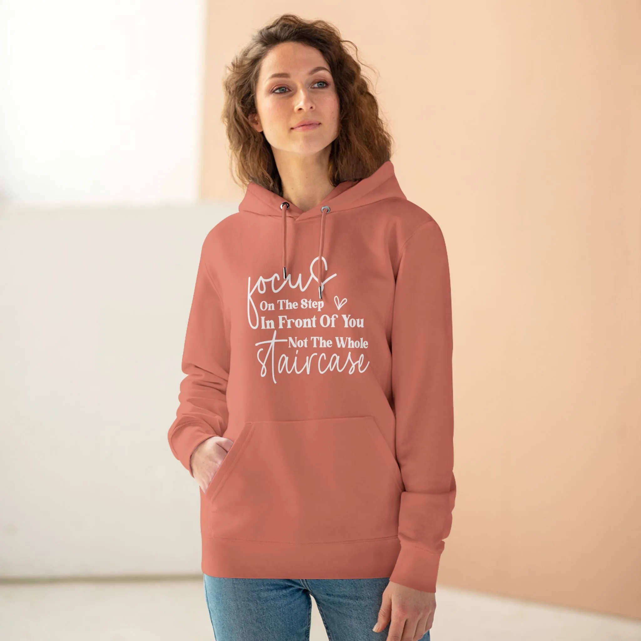 Focus On the Step in Front of You | Unisex Heavy Blend Organic Hoodie Sweatshirt