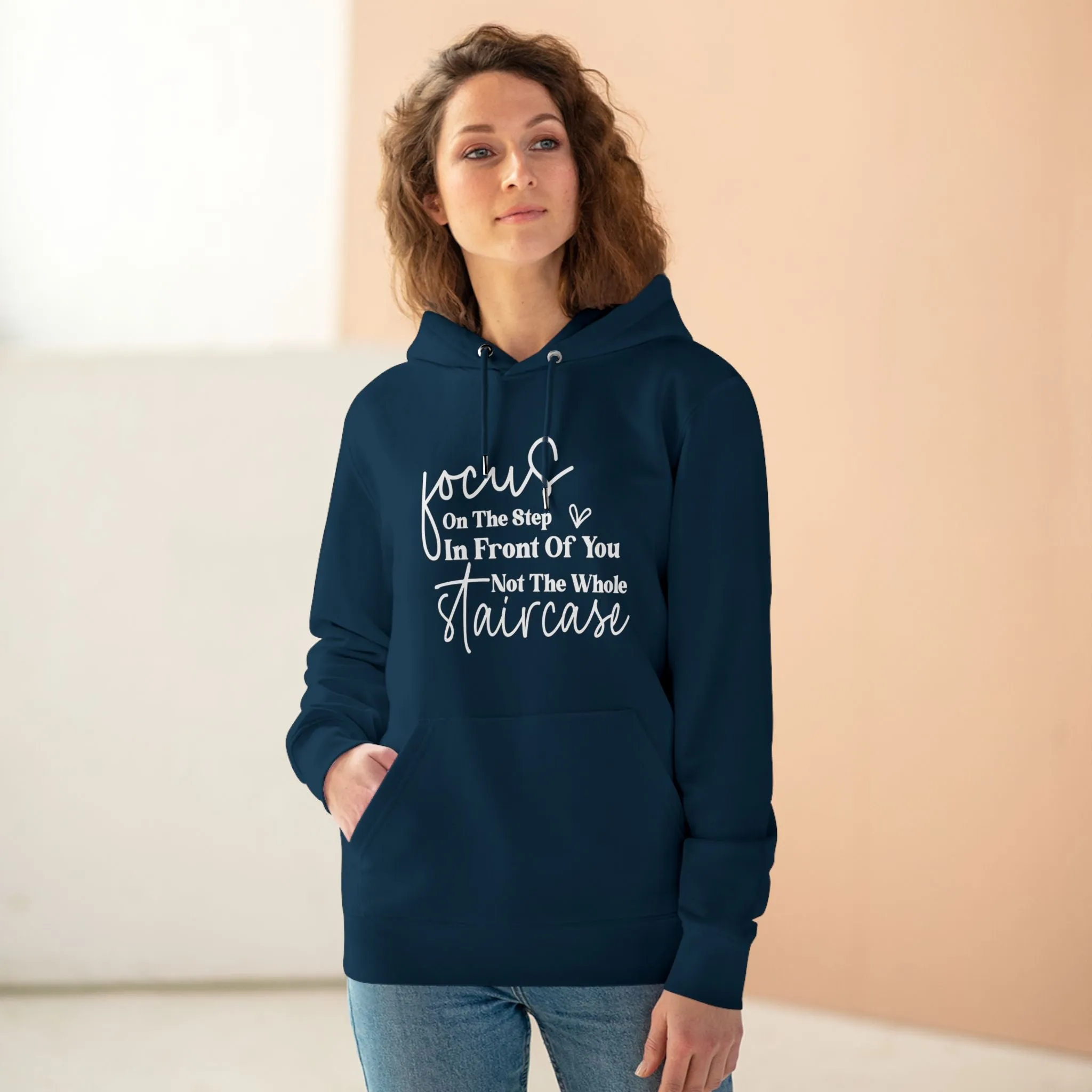 Focus On the Step in Front of You | Unisex Heavy Blend Organic Hoodie Sweatshirt