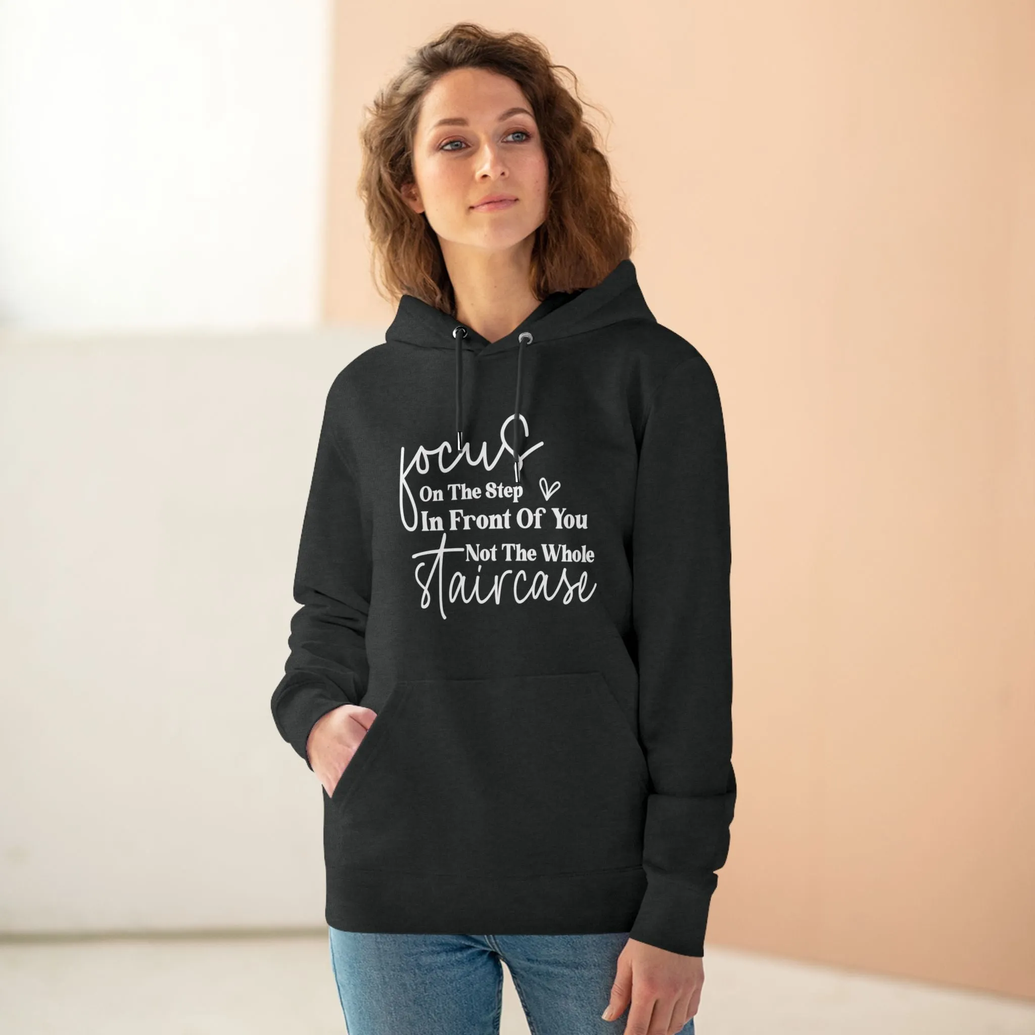 Focus On the Step in Front of You | Unisex Heavy Blend Organic Hoodie Sweatshirt
