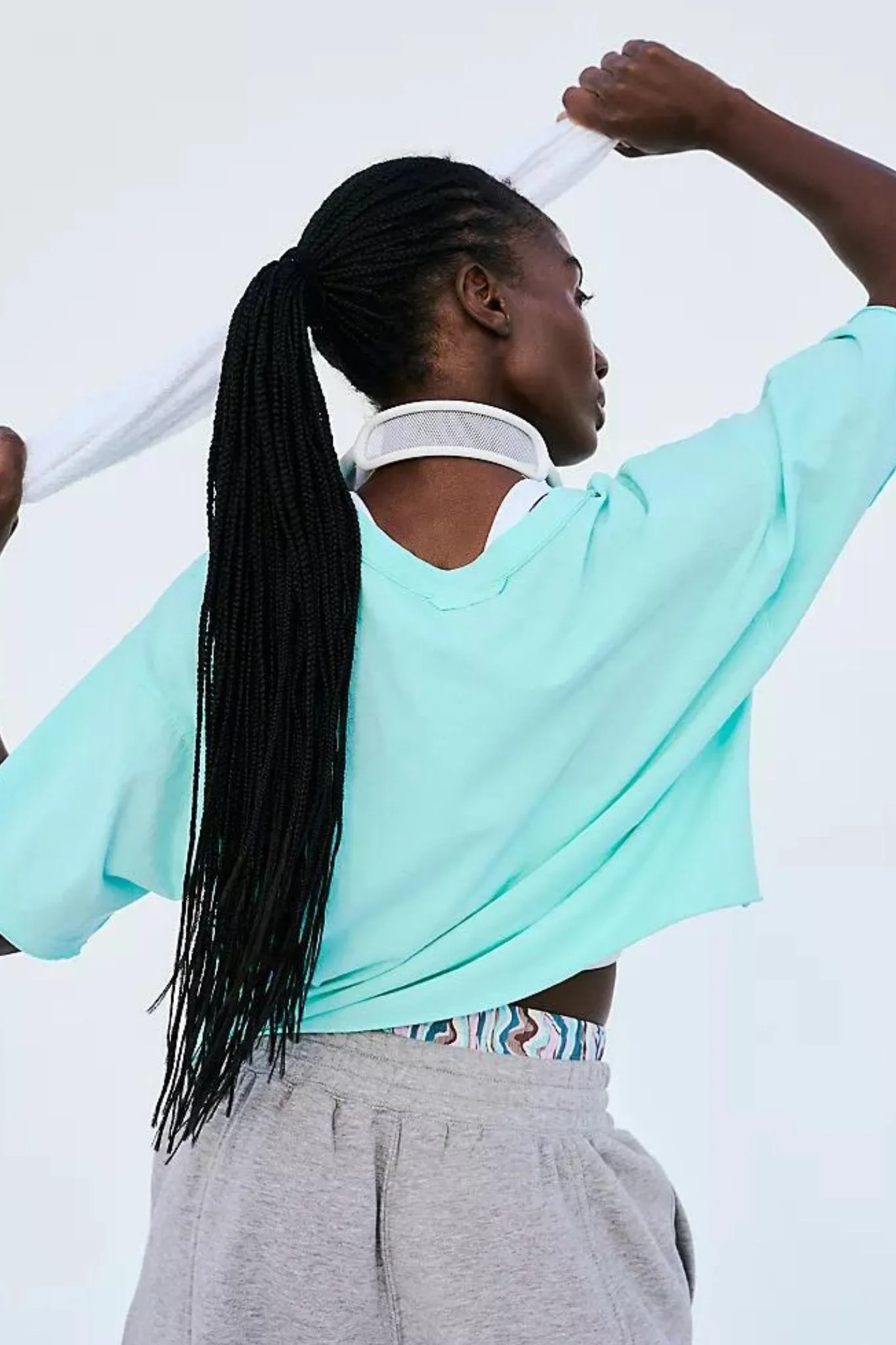 Free People: Inspire Tee in Poolside