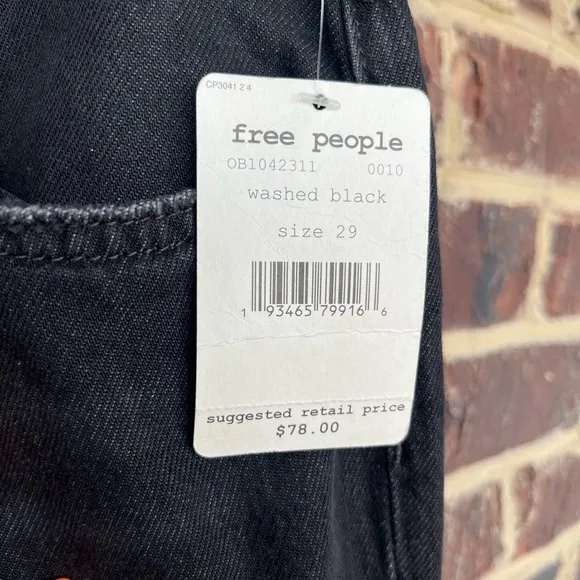 Free People Maggie Mid-Rise Straight Leg Jeans