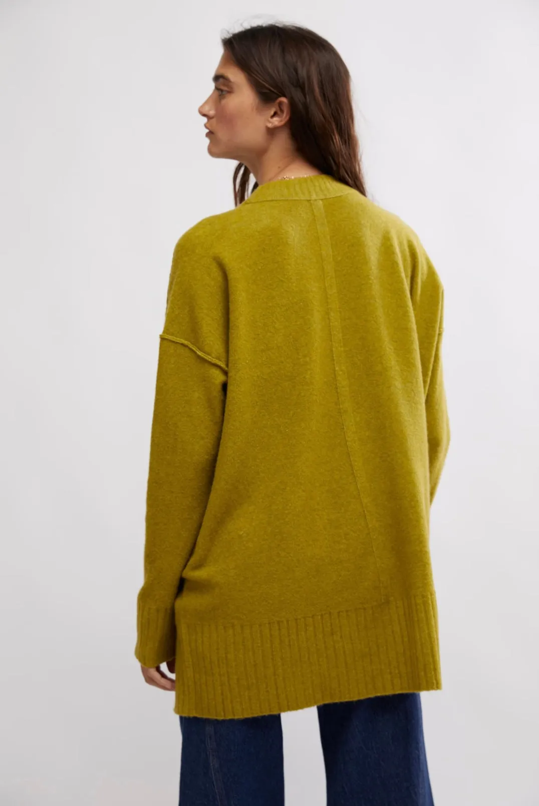 free people: phoebe pullover-avacado oil
