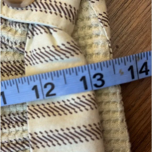 Free People Striped Tan Women's Shorts