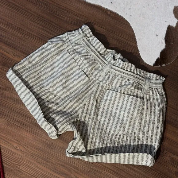 Free People Striped Tan Women's Shorts