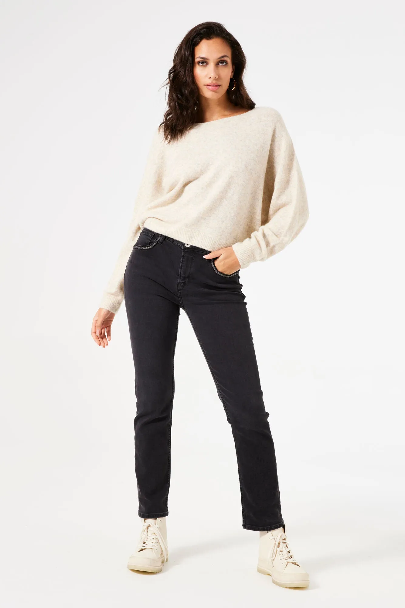 Garcia Pullover Knit - Sand Melee